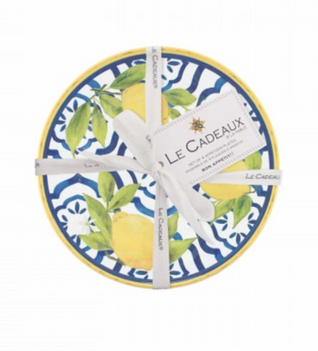 Le Cadeaux Palermo Appetizer Plates, Set of 4